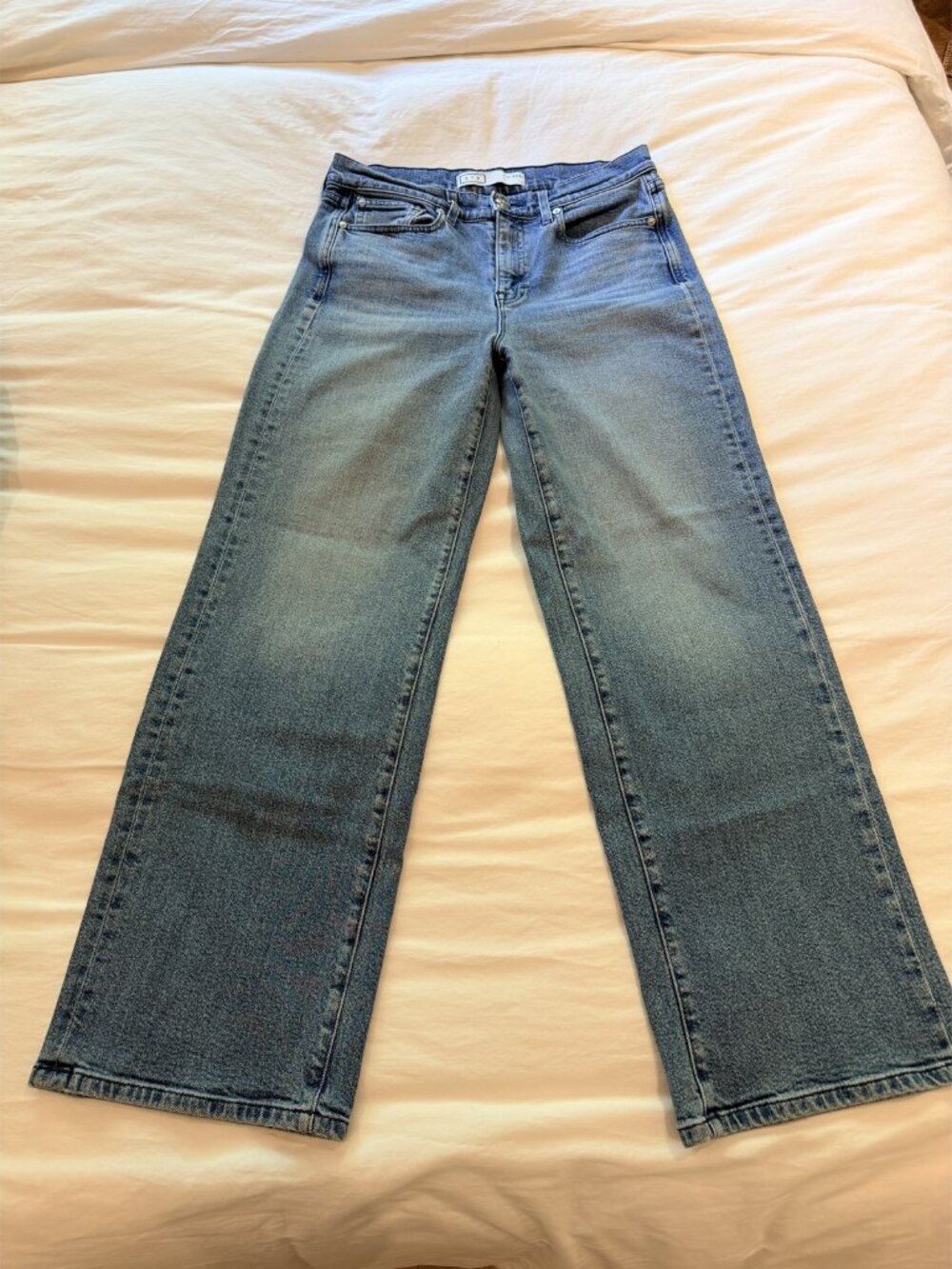 AYR The Secret Sauce Jeans High Rise Loose Wide Leg Denim Size 30 Short